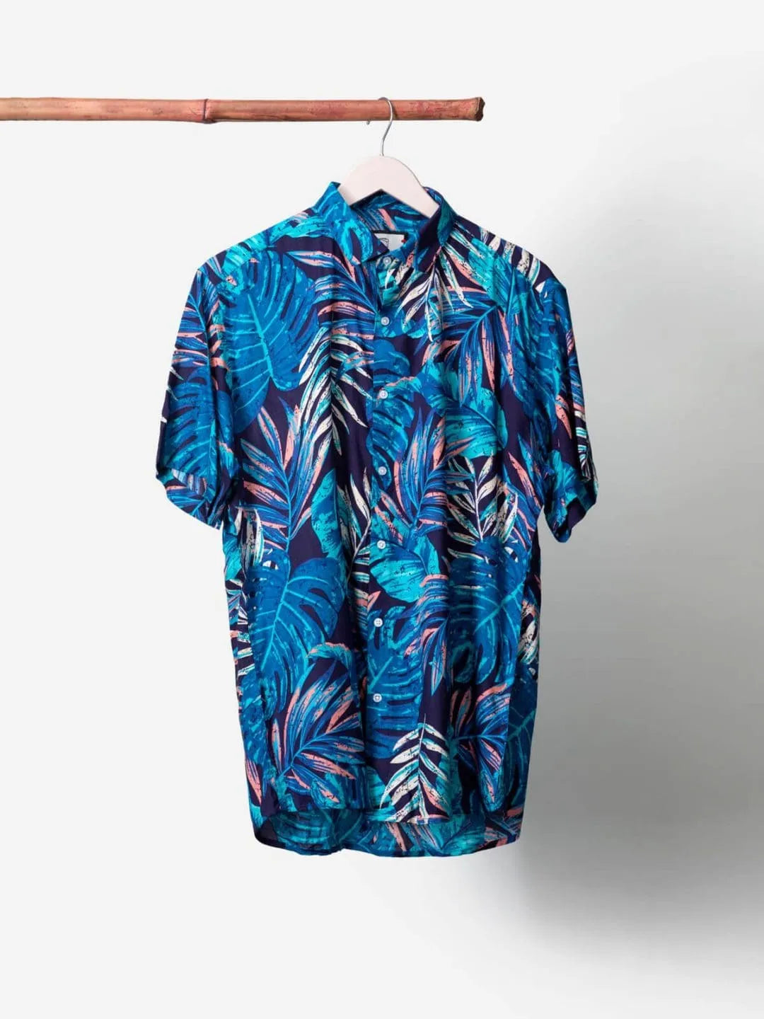 Latest Blue Rayon Hawaiian Shirt for Men