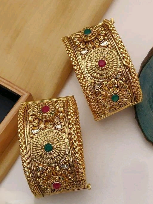 Antique Copper Bangles Set for Women omen
