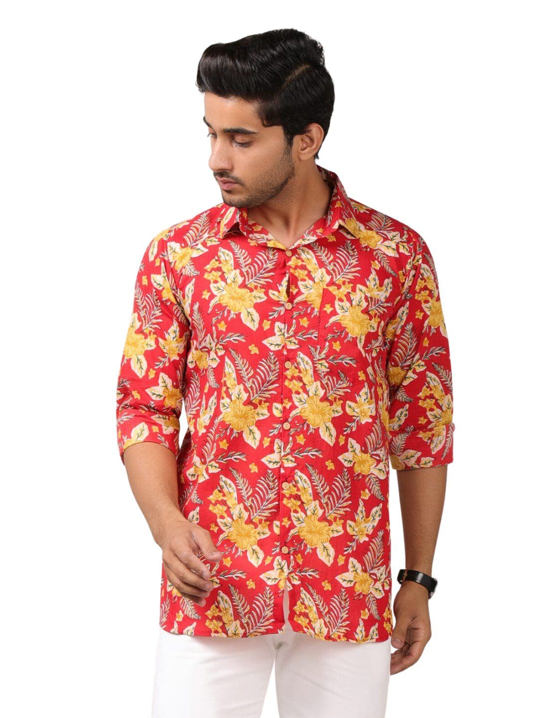 Buy Latest Pure Cotton Printed Shirt For Men
