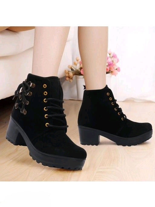 Stylish Brown And Black Boots for Women